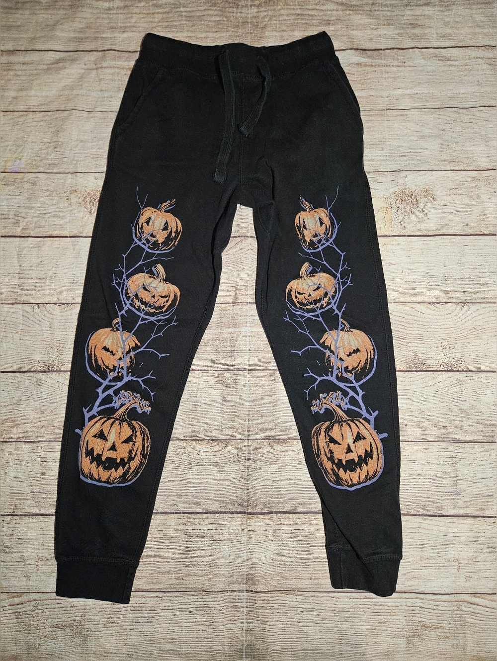 Blackcraft cult Gothic spooky halloween pumpkin carving jogger sweatpants